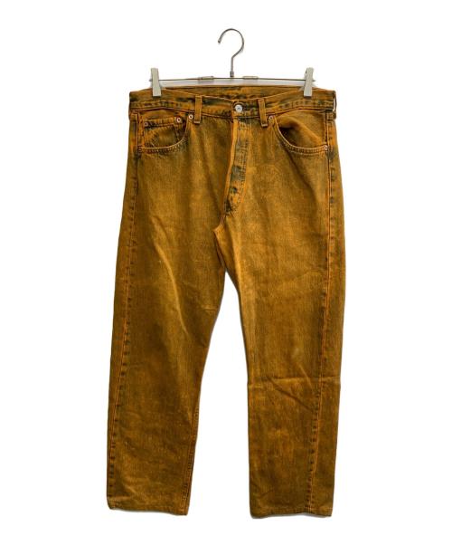 LEVI'S（リーバイス）LEVI'S (リーバイス) 後染め 90s 501デニムパンツ オレンジ サイズ:W34/L34の古着・服飾アイテム