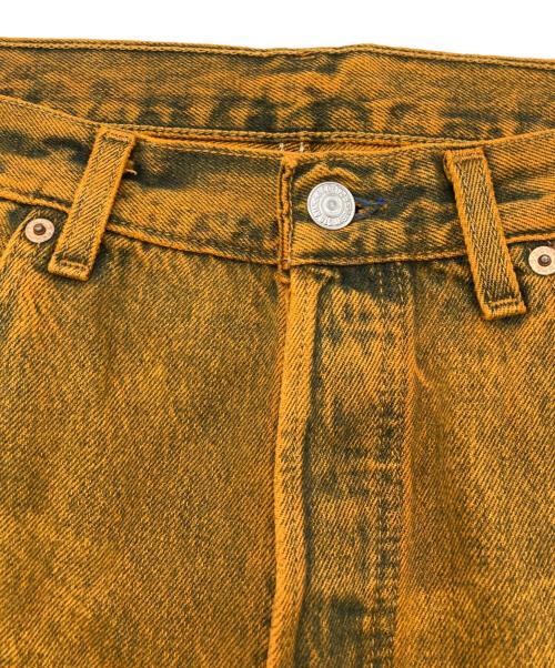 LEVI'S（リーバイス）LEVI'S (リーバイス) 後染め 90s 501デニムパンツ オレンジ サイズ:W34/L34の古着・服飾アイテム