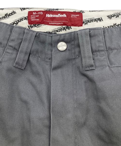 HIDE AND SEEK（ハイドアンドシーク）HIDE AND SEEK (ハイドアンドシーク) ワークパンツ グレー サイズ:Mの古着・服飾アイテム