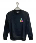 PALACEパレス）の古着「TRI-SMUDGE CREW SWEETER」｜ブラック