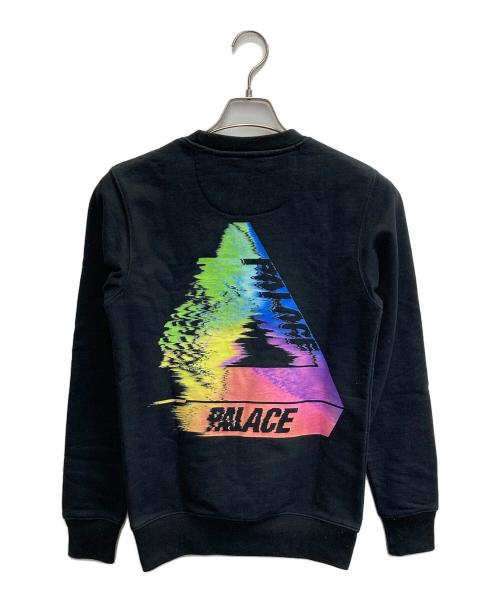 PALACE（パレス）PALACE (パレス) TRI-SMUDGE CREW SWEETER ブラック サイズ:Mの古着・服飾アイテム