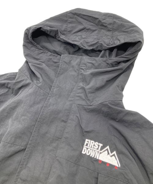 FIRST DOWN（ファーストダウン）FIRST DOWN (ファーストダウン) MOTOWN JKT TASLAN NYLON ブラック サイズ:Lの古着・服飾アイテム