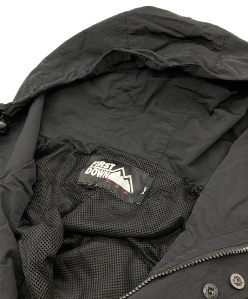FIRST DOWN（ファーストダウン）FIRST DOWN (ファーストダウン) MOTOWN JKT TASLAN NYLON ブラック サイズ:Lの古着・服飾アイテム