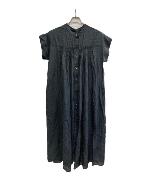 Spick and Span（スピック＆スパン）Spick and Span (スピックアンドスパン) ボイルピンタックワンピース ブラック サイズ:36の古着・服飾アイテム