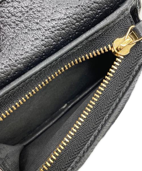 GUCCI（グッチ）GUCCI (グッチ) オフィディアGGコンパクトウォレット ブラックの古着・服飾アイテム