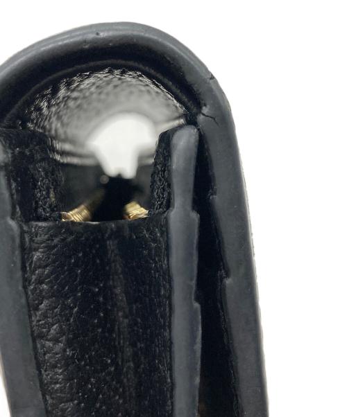 GUCCI（グッチ）GUCCI (グッチ) オフィディアGGコンパクトウォレット ブラックの古着・服飾アイテム