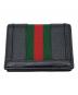 GUCCI (グッチ) オフィディアGGコンパクトウォレット ブラック：12000円