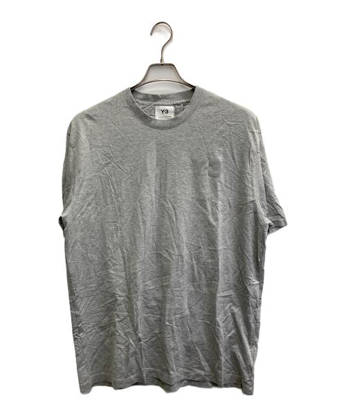 Y-3（ワイスリー）Y-3 (ワイスリー) ロゴTシャツ グレー サイズ:XLの古着・服飾アイテム