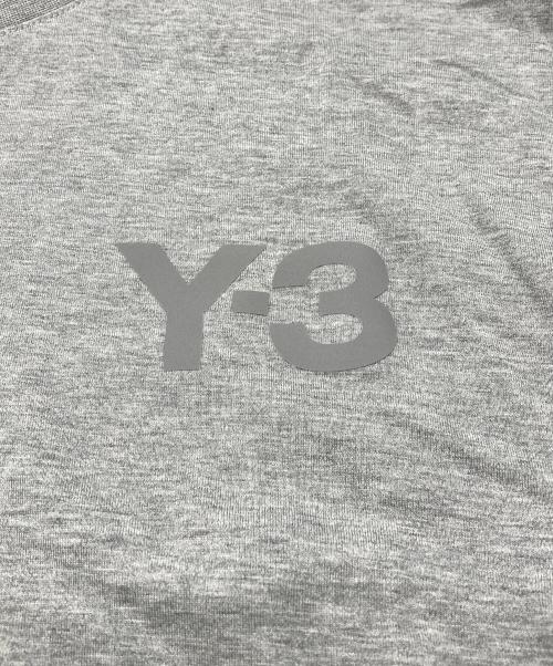 Y-3（ワイスリー）Y-3 (ワイスリー) ロゴTシャツ グレー サイズ:XLの古着・服飾アイテム