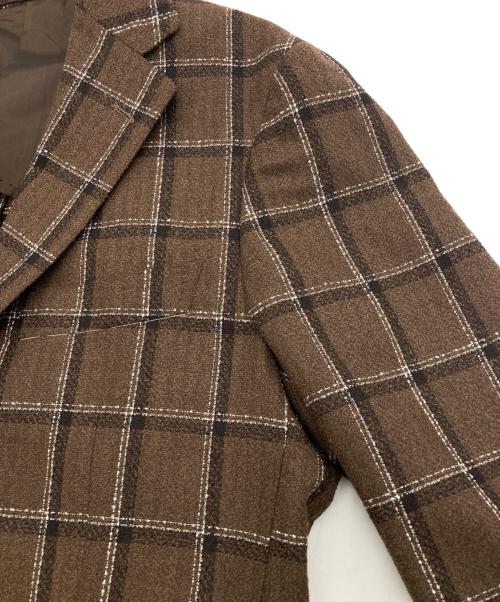 UNITED ARROWS（ユナイテッドアローズ）UNITED ARROWS (ユナイテッドアローズ) ウィンドウペン 3B コンフォート ブラウン サイズ:48の古着・服飾アイテム