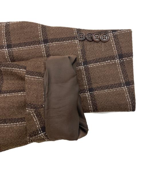 UNITED ARROWS（ユナイテッドアローズ）UNITED ARROWS (ユナイテッドアローズ) ウィンドウペン 3B コンフォート ブラウン サイズ:48の古着・服飾アイテム