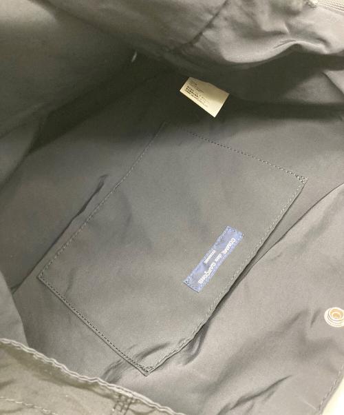 COMME des GARCONS HOMME（コムデギャルソン オム）COMME des GARCONS HOMME (コムデギャルソン オム) 綿ナイロングログラン LOGO BAG ブラックの古着・服飾アイテム
