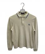 FRED PERRYフレッドペリー）の古着「CLASSIC KNITTED SHIRT」｜ベージュ