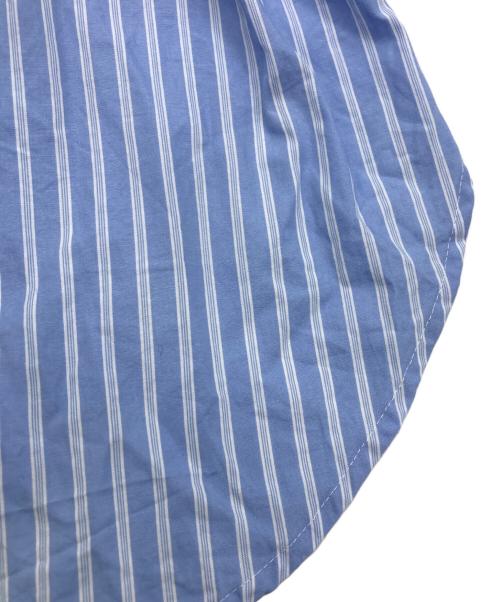 GALLARDA GALANTE（ガリャルダガランテ）GALLARDA GALANTE (ガリャルダガランテ) ベーシックオーバーシャツ ホワイト×ブルー サイズ:Ｆの古着・服飾アイテム