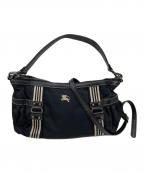 BURBERRY BLUE LABELバーバリーロンドンブルーレーベル）の古着「2WAYバッグ」｜ブラック