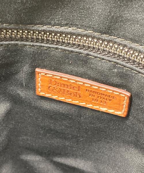 Daniel&Bob（ダニエル＆ボブ）Daniel&Bob (ダニエル＆ボブ) ナイロン×レザー トートバック レッドの古着・服飾アイテム