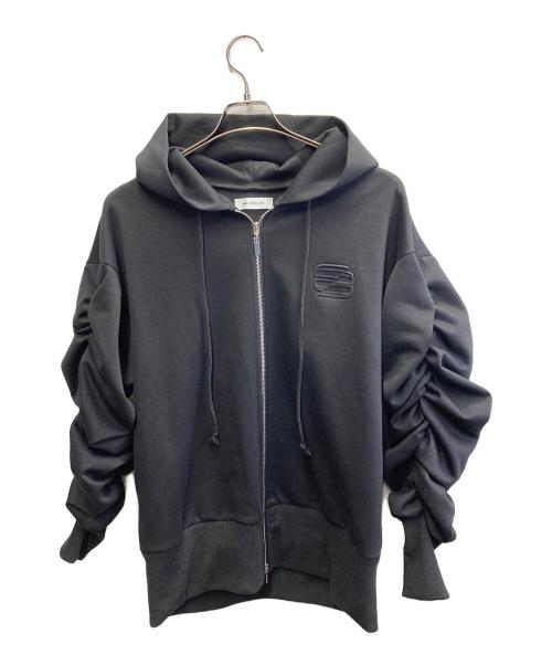 melt the lady（メルトザレディ）melt the lady (メルトザレディ) セットアップジップパーカー（3P） ブラック サイズ:Freeの古着・服飾アイテム