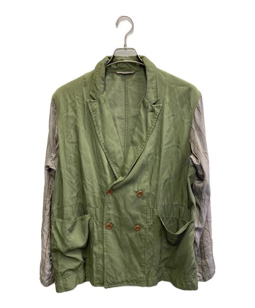 BRU NA BOINNE（ブルーナボイン）BRU NA BOINNE (ブルーナボイン) ウェンティダブルジャケット カーキ サイズ:1の古着・服飾アイテム