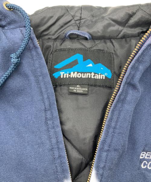 Tri Mountain（トライマウンテン）TRI MOUNTAIN (トライマウンテン) ダックジャケット ネイビー サイズ:XLの古着・服飾アイテム