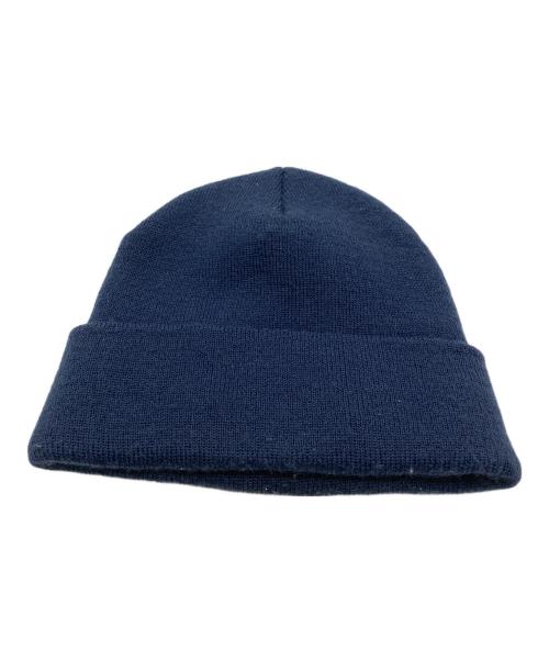 SUPREME（シュプリーム）Supreme (シュプリーム) RUBBER PATCH BEANIE ネイビーの古着・服飾アイテム