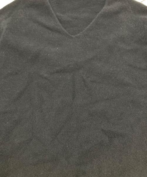 MICA&DEAL（マイカアンドディール）MICA&DEAL (マイカアンドディール) フォックスニットVネックプルオーバー ブラック サイズ:FREEの古着・服飾アイテム