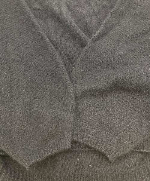 MICA&DEAL（マイカアンドディール）MICA&DEAL (マイカアンドディール) フォックスニットVネックプルオーバー ブラック サイズ:FREEの古着・服飾アイテム