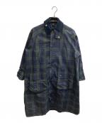 Barbour×BEAMS BOYバブアー×ビームスボーイ）の古着「別注 Balvenie Long Jacket/バルベニー」｜グリーン/ブラックウォッチ