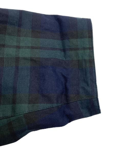 Barbour（バブアー）Barbour (バブアー) BEAMS BOY (ビームスボーイ) 別注 Balvenie Long Jacket/バルベニー グリーン/ブラックウォッチ サイズ:10の古着・服飾アイテム