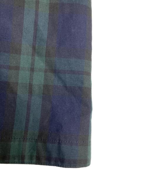 Barbour（バブアー）Barbour (バブアー) BEAMS BOY (ビームスボーイ) 別注 Balvenie Long Jacket/バルベニー グリーン/ブラックウォッチ サイズ:10の古着・服飾アイテム