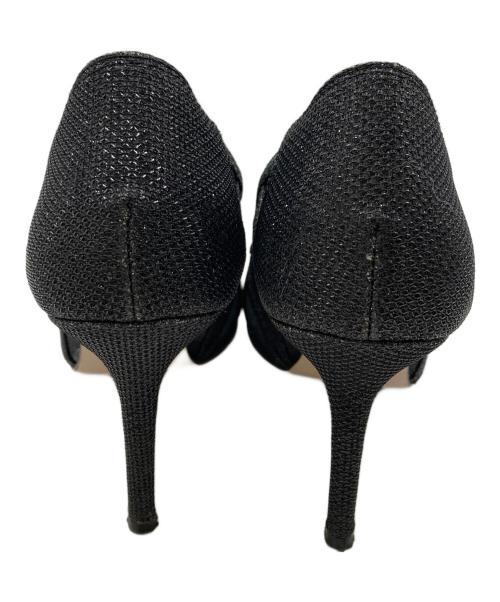 GRACE CONTINENTAL（（グレースコンチネンタル）GRACE CONTINENTAL (（グレースコンチネンタル) ラメハイヒールパンプス ブラック サイズ:36の古着・服飾アイテム