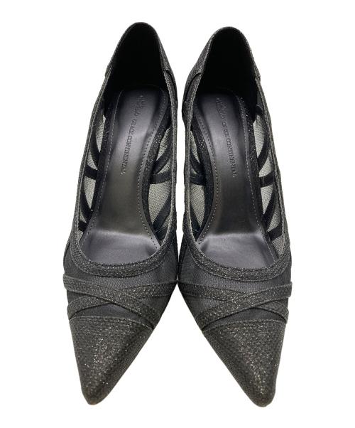 GRACE CONTINENTAL（（グレースコンチネンタル）GRACE CONTINENTAL (（グレースコンチネンタル) ラメハイヒールパンプス ブラック サイズ:36の古着・服飾アイテム