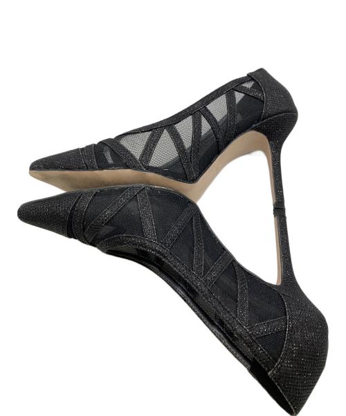 GRACE CONTINENTAL（（グレースコンチネンタル）GRACE CONTINENTAL (（グレースコンチネンタル) ラメハイヒールパンプス ブラック サイズ:36の古着・服飾アイテム