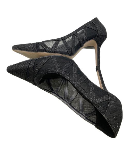 GRACE CONTINENTAL（（グレースコンチネンタル）GRACE CONTINENTAL (（グレースコンチネンタル) ラメハイヒールパンプス ブラック サイズ:36の古着・服飾アイテム