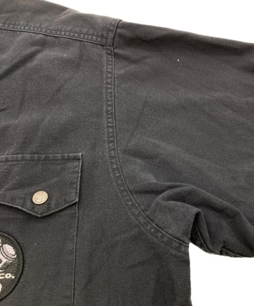 HARLEY-DAVIDSON（ハーレーダビッドソン）HARLEY-DAVIDSON (ハーレーダビッドソン) スナップボタンシャツ ブラック サイズ:XLの古着・服飾アイテム