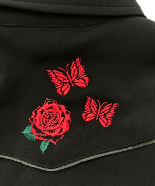 Needles（ニードルズ）Needles (ニードルズ) WILDSIDE (ワイルドサイド) COWBOY Jacket ブラック×レッド サイズ:Mの古着・服飾アイテム