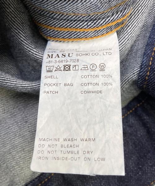 masu（エムエーエスユー）MASU (エムエーエスユー) 23AW MASUBOYS DENIM JACKET インディゴ サイズ:48の古着・服飾アイテム