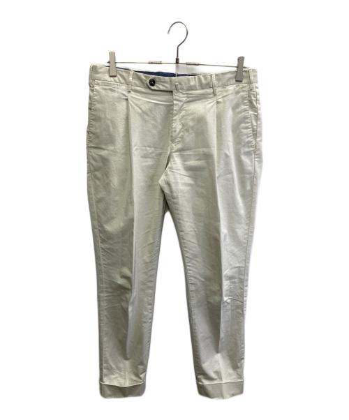 PT TORINO（ピーティートリノ）PT TORINO (ピーティートリノ) タックチノ アイボリー サイズ:48の古着・服飾アイテム