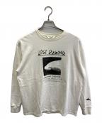 beautiful people FEELSビューティフルピープルフィールズ）の古着「feels suvin jersey print long T/ジュゴン」｜ホワイト