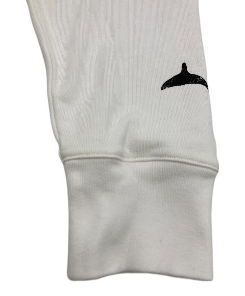 beautiful people FEELS（ビューティフルピープルフィールズ）beautiful people FEELS (ビューティフルピープルフィールズ) feels suvin jersey print long T/ジュゴン ホワイト サイズ:38の古着・服飾アイテム