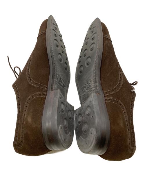 Crockett & Jones（クロケット＆ジョーンズ）Crockett & Jones (クロケット＆ジョーンズ) WESTFIELD スウェードシューズ ブラウン サイズ:7 1/2の古着・服飾アイテム
