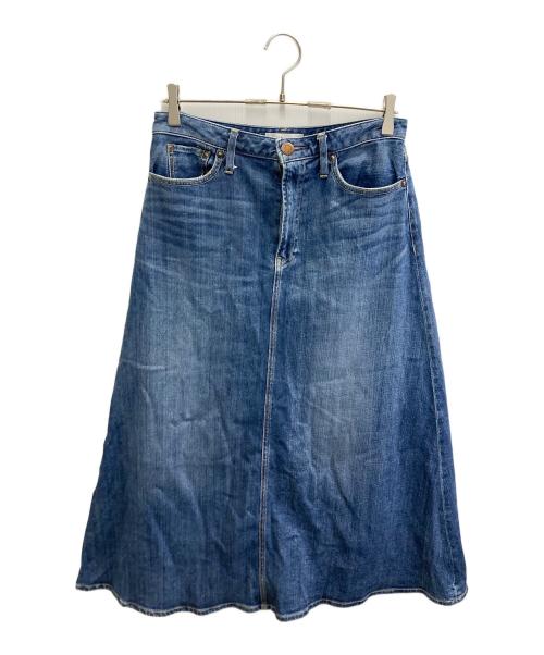 23区（ニジュウサンク）23区 (ニジュウサンク) ストレッチ デニムスカート インディゴ サイズ:44の古着・服飾アイテム