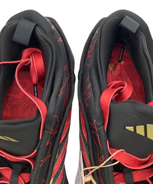 adidas（アディダス）adidas (アディダス) A BATHING APE (ア ベイシング エイプ) Dame 9 BAPE Black Red レッド×ブラック サイズ:27の古着・服飾アイテム