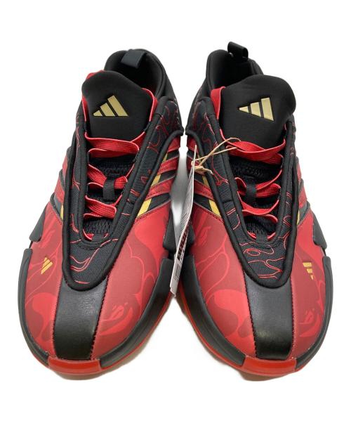 adidas（アディダス）adidas (アディダス) A BATHING APE (ア ベイシング エイプ) Dame 9 BAPE Black Red レッド×ブラック サイズ:27の古着・服飾アイテム