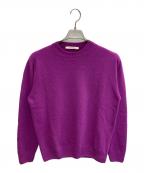 LORENZONIロレンツォーニ）の古着「クルーネックニット」｜パープル