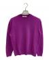 LORENZONI（ロレンツォーニ）の古着「クルーネックニット」｜パープル