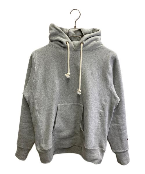 Champion（チャンピオン）Champion (チャンピオン) 復刻赤タグリバースウィーブパーカー グレー サイズ:Mの古着・服飾アイテム