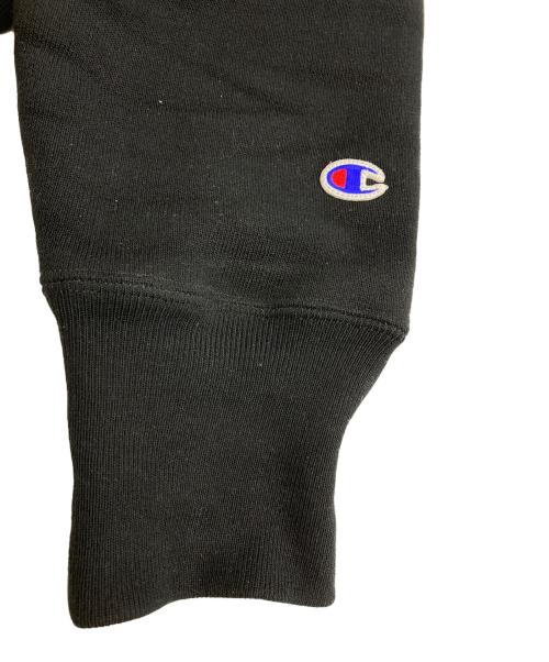 Champion（チャンピオン）Champion (チャンピオン) LOWERCASE (ロウワーケース) 別注リバースウィーブスウェット ブラック サイズ:Lの古着・服飾アイテム