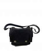 信三郎帆布シンザブロウハンプ）の古着「ショルダーバッグ」｜ブラック