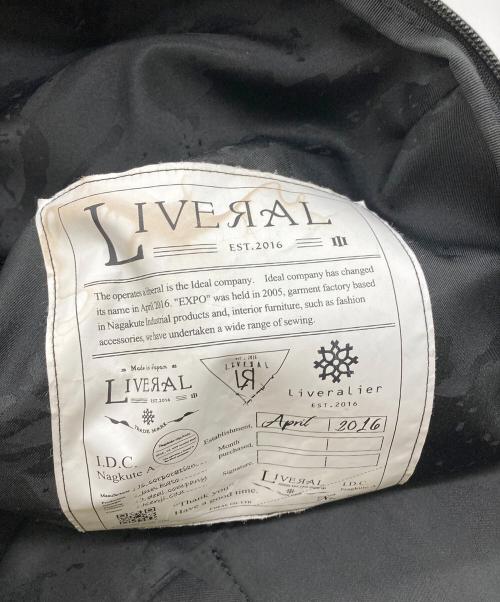LIVERAL（リヴェラル）LIVERAL (リヴェラル) リュック ブラックの古着・服飾アイテム