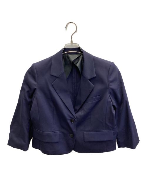 HERITANOVUM（ヘリテノーム）HERITANOVUM (ヘリテノーム) コンパクトジャケット ネイビー サイズ:FREEの古着・服飾アイテム